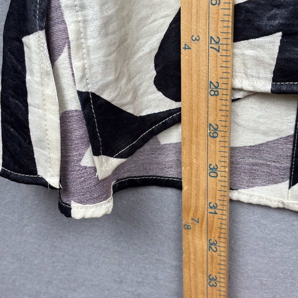 Multiples Shirt Womens L Toggle Button Abstract Print - Picture 8 of 9